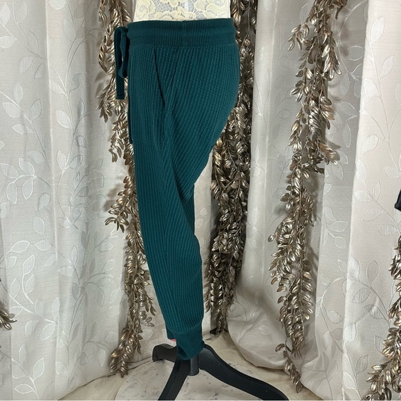 Torrid Sleep Green Waffle Joggers Women’s 00 M/L Cozy Plush Lounge Pants‎ - Picture 5 of 10